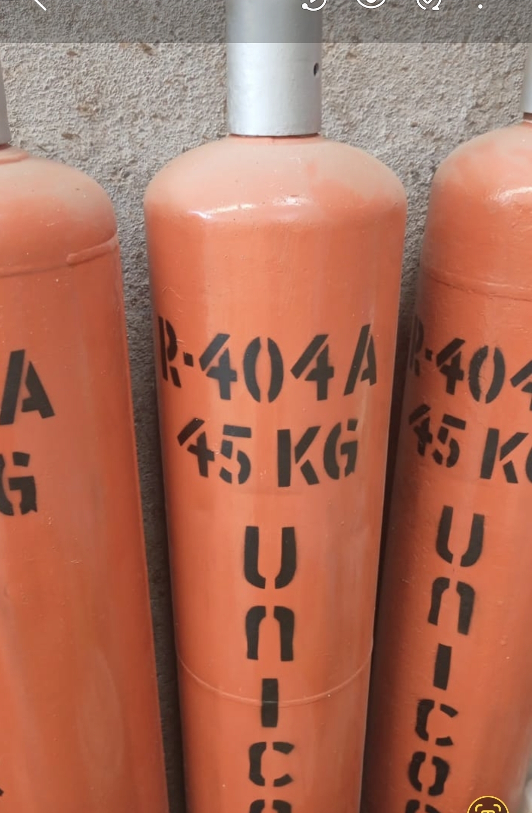 R404A  gas 45kg