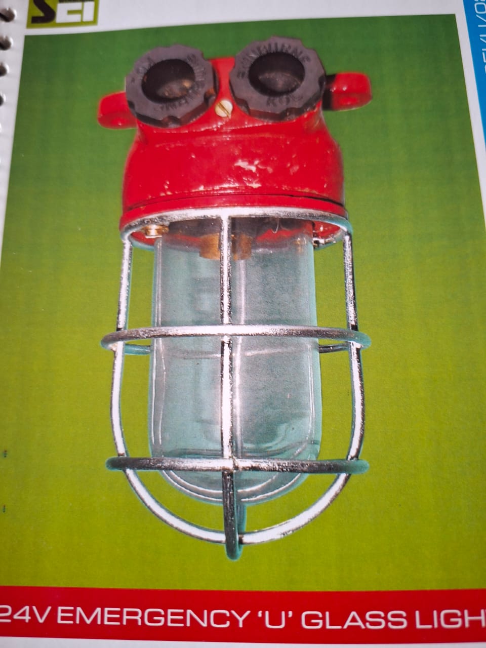 Emergency U glass fittings 24v