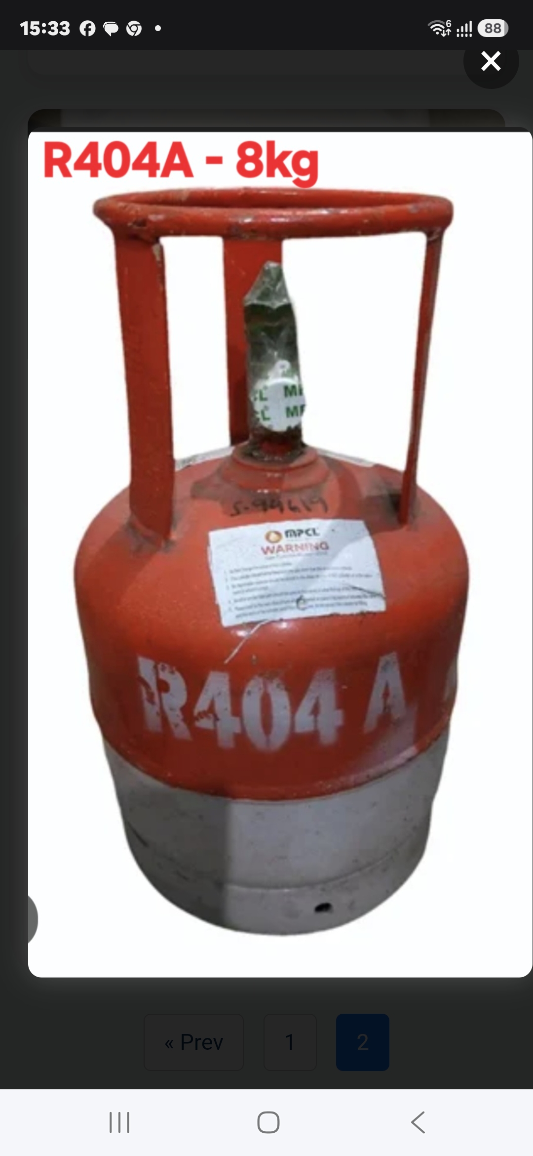404A ,8kg Refrigaration Gas
