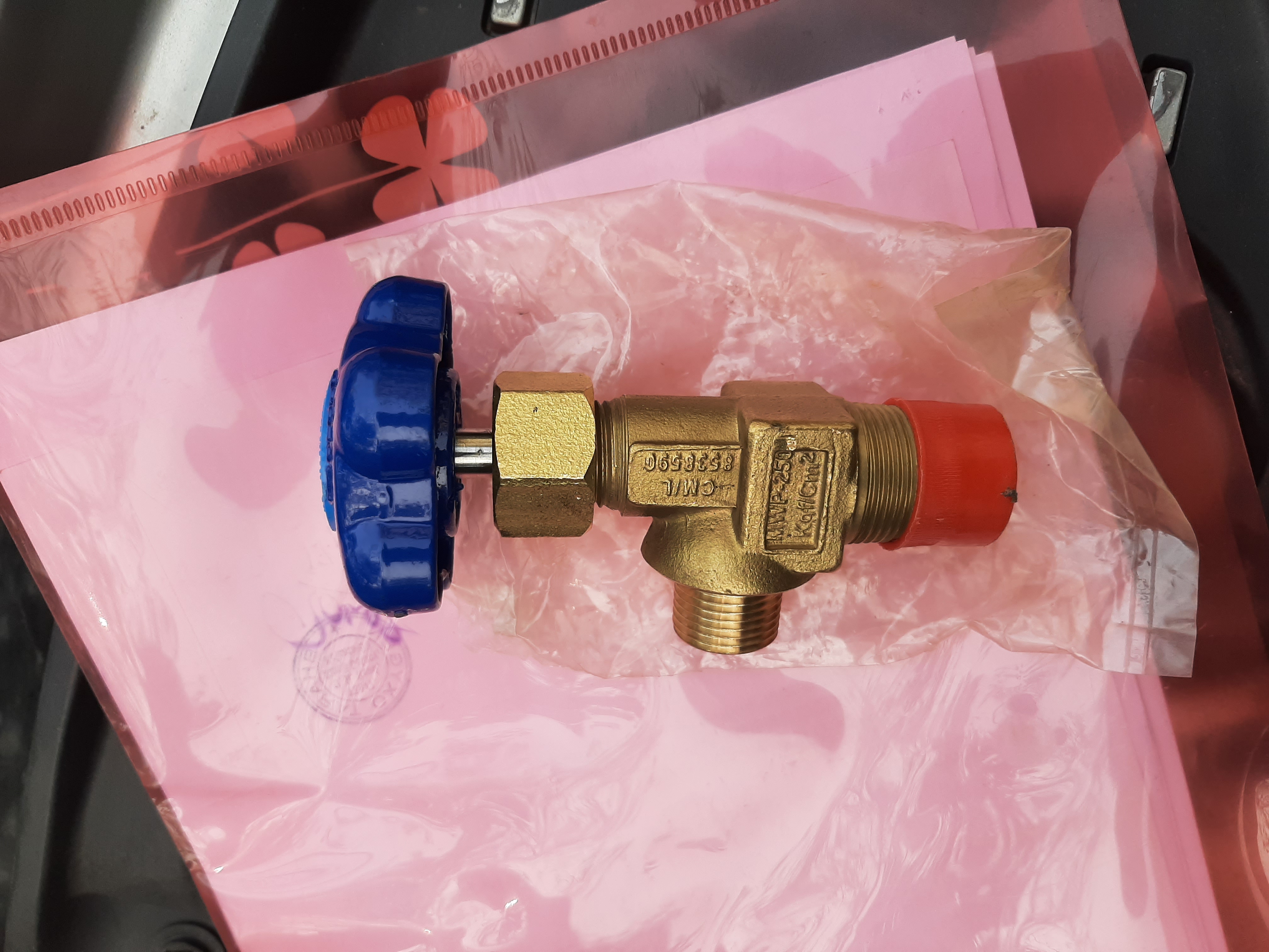 Drew/Unitor type Oxygen valve